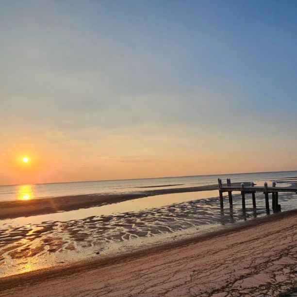 atardecer playa cape may