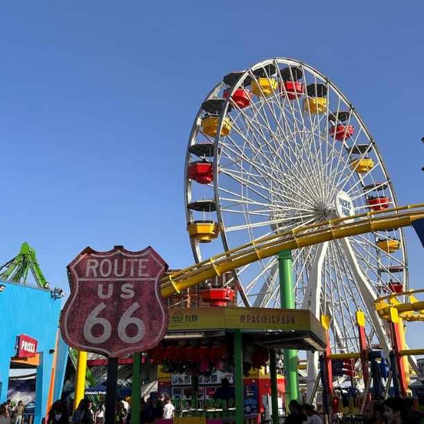 ruta 66 santa monica state beach